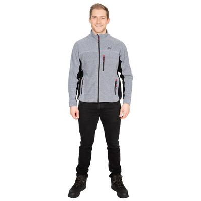 Heren jynx full zip fleece vest (zwart)