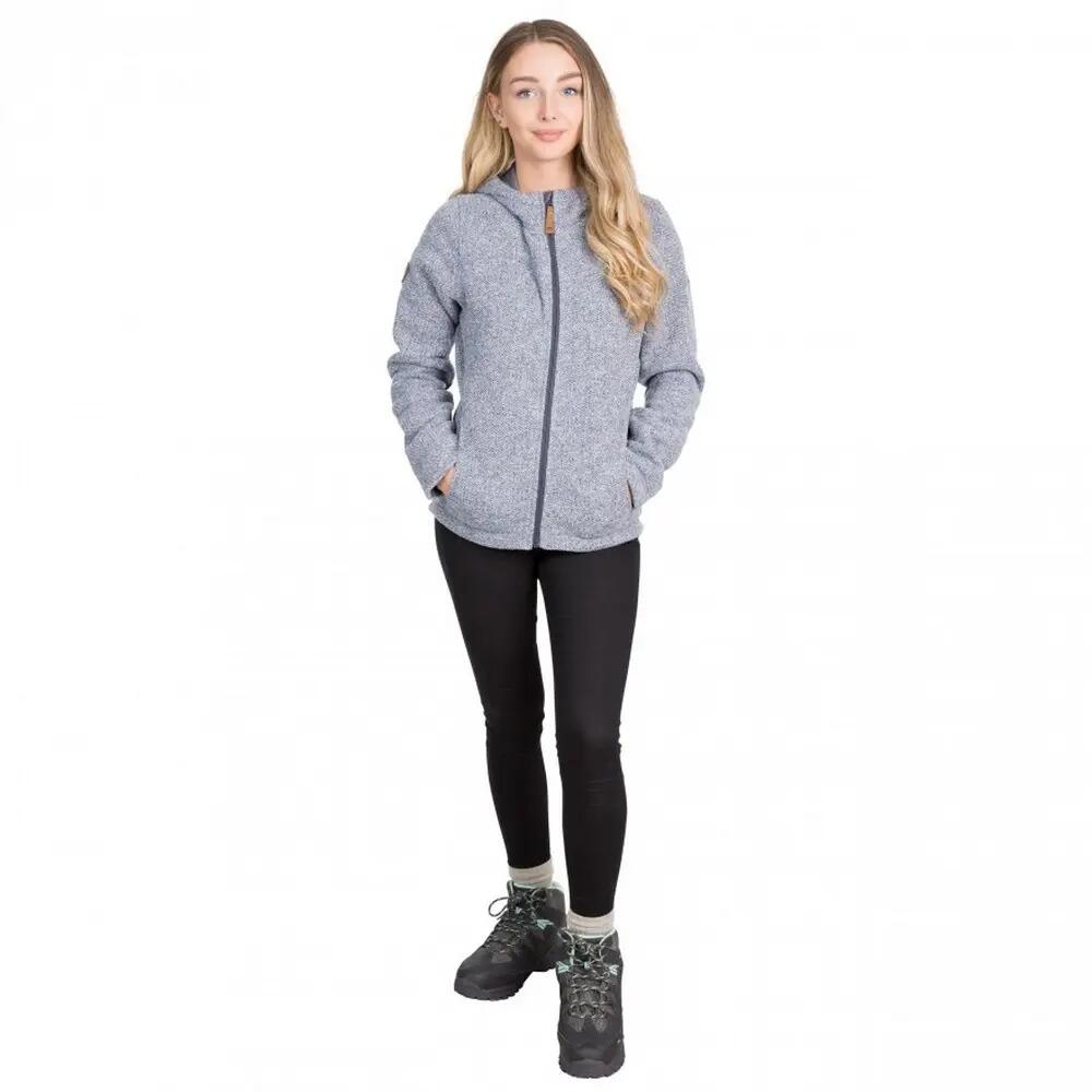 Womens/Ladies Reserve Hooded Fleece (Denim Blue)