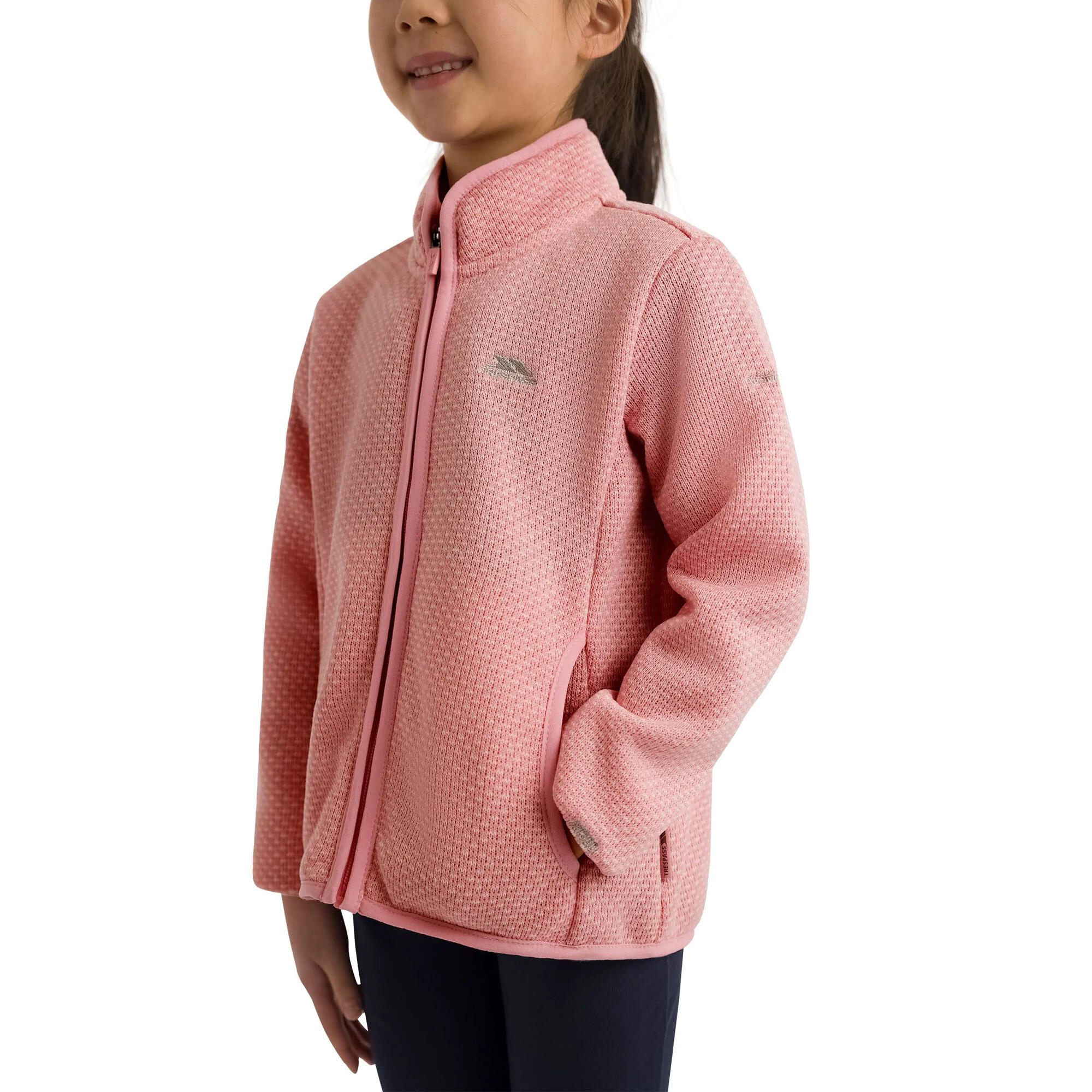 "Ellbar AT300" Fleecejacke für Kinder Babyrosa 4/5