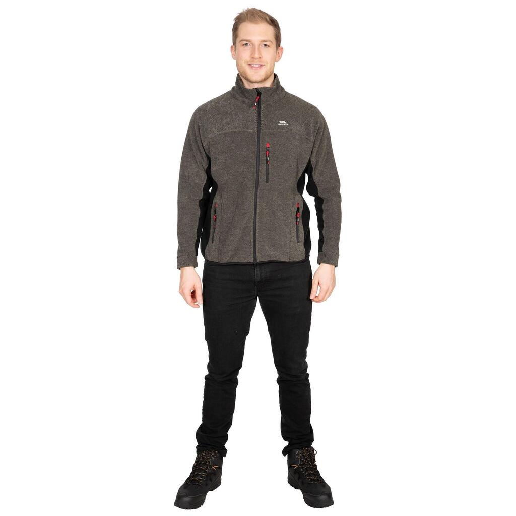 Mens Jynx Full Zip Fleece Jacket (Olive Stripe)