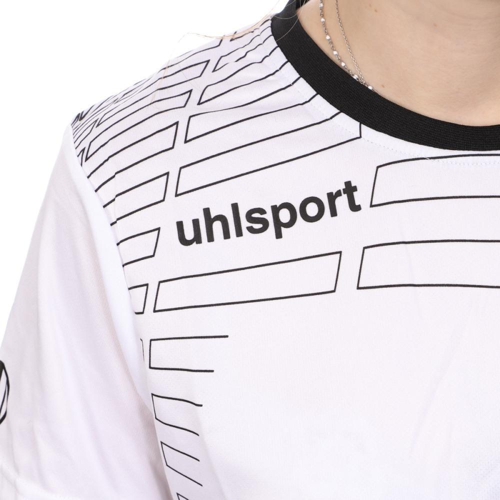 Completo Sportivo Donna Uhlsport Match Kit Bianco/Nero 3/4