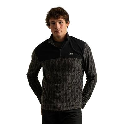 Heren embleton at100 fleece top (stormgrijs)