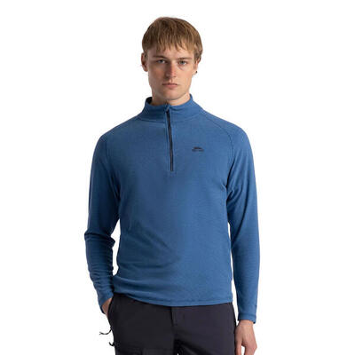 Heren keynote anti pluis 1/4 rits fleece vest (bruin)