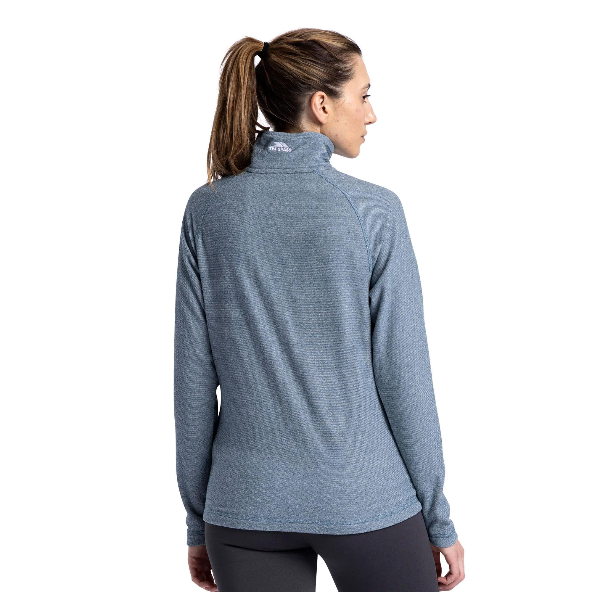 Maglia In Pile Donna Trespass Meadows Blu Tempesta 4/5