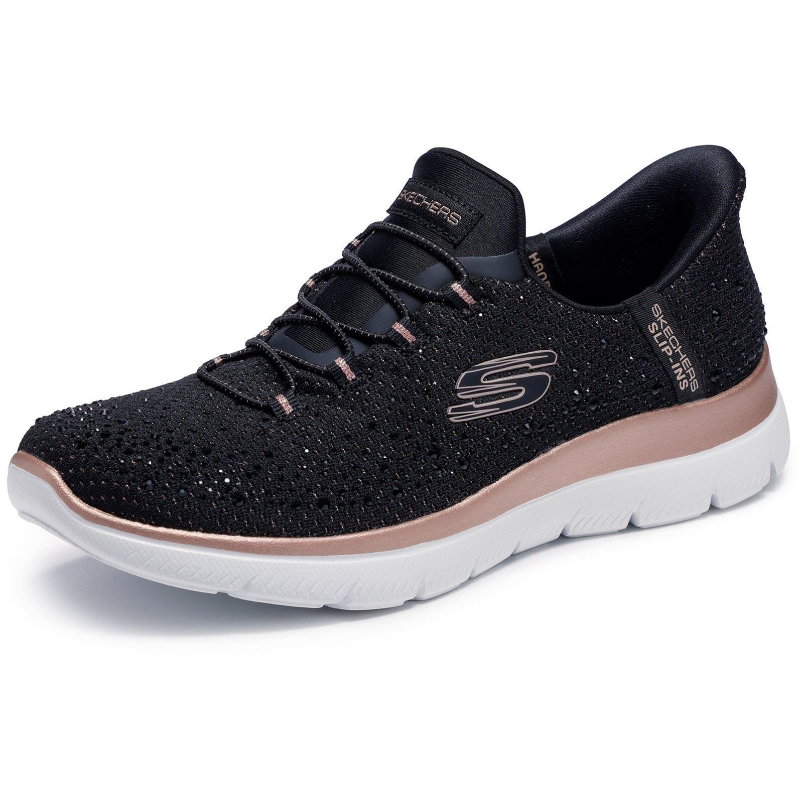 Zapatillas Skechers Mujer Summits Brilliant Shine Negro 5/5
