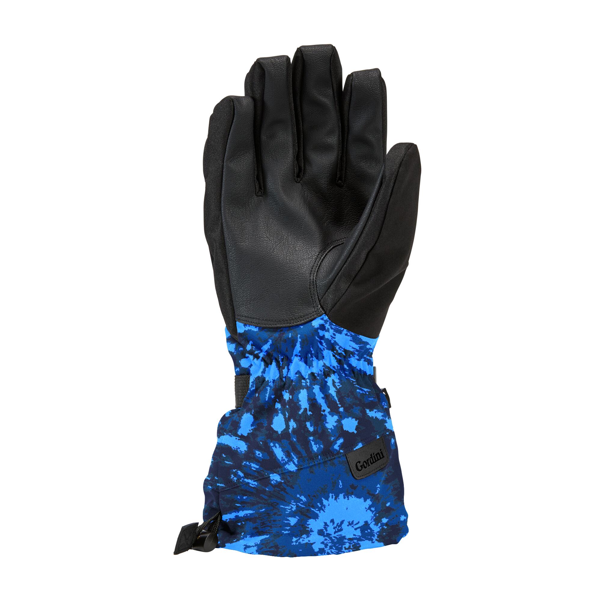 STOMP PRINT Junior-Handschuhe BLUE TIE-DYE. 2/3
