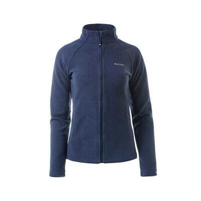 Dames henis fleece jas (zwart)