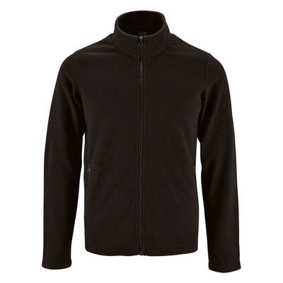 Dames normandische fleece jacket (zwart)