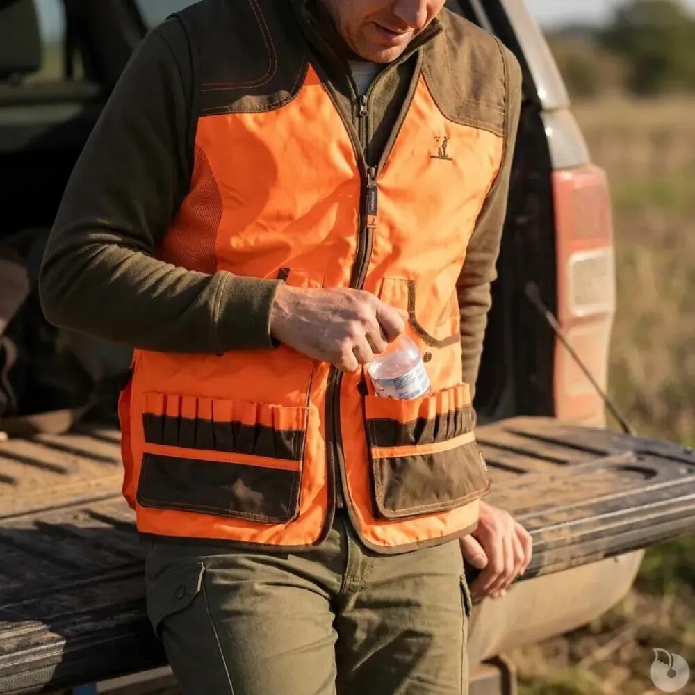 Gilet Savane Orange Percussion - 4XL 4/5