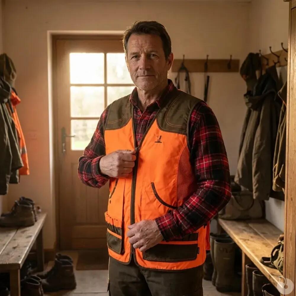 Gilet Savane Orange Percussion - 4XL 3/5