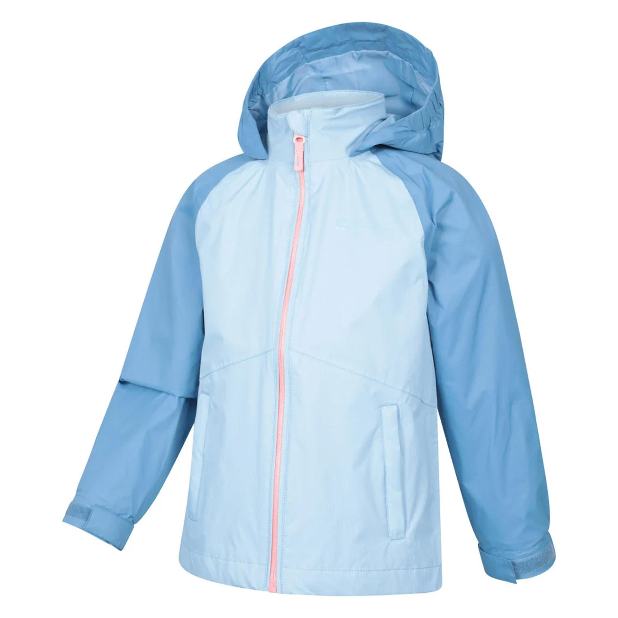 Childrens/Kids Torrent II Waterproof Jacket (Teal) 3/4