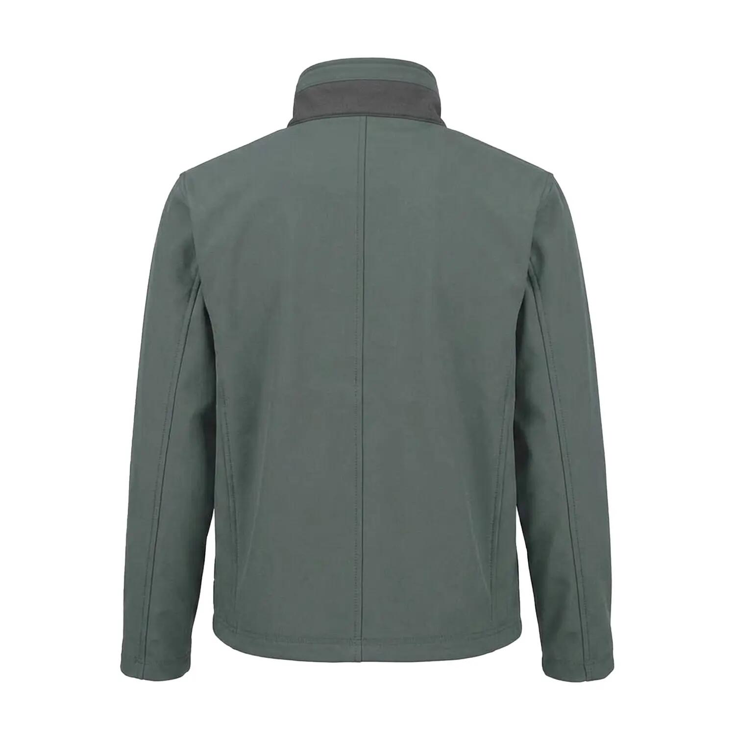 Mens Classic Soft Shell Jacket (Grey) 2/3