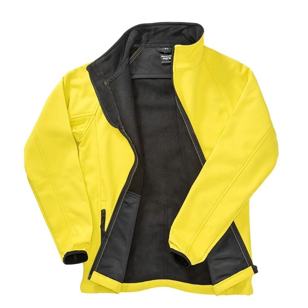 Core SoftshellJacke, bedruckbar Damen Gelb/Schwarz 2/3