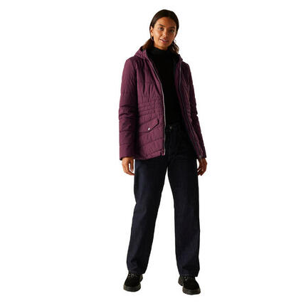 Veste Matelassée AGARA Femme (Marron / Vanille Clair)