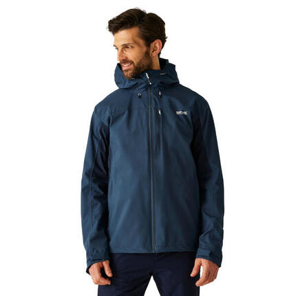 Veste Imperméable À Capuche BIRCHDALE Homme (Bleu Nuit / Bleu Marine)