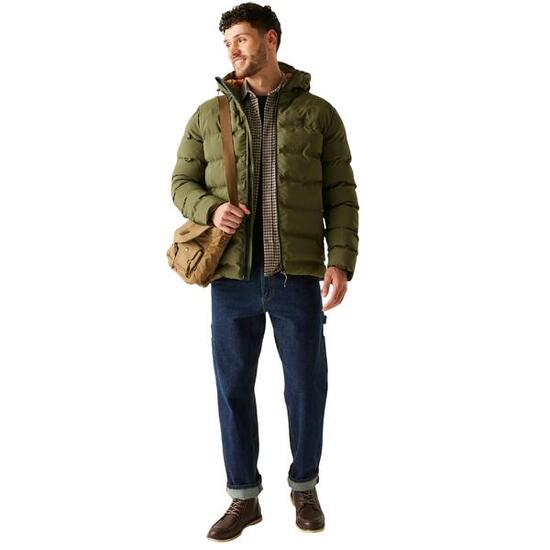 Veste Imperméable ALTORO Homme (Vert Kaki Foncé)