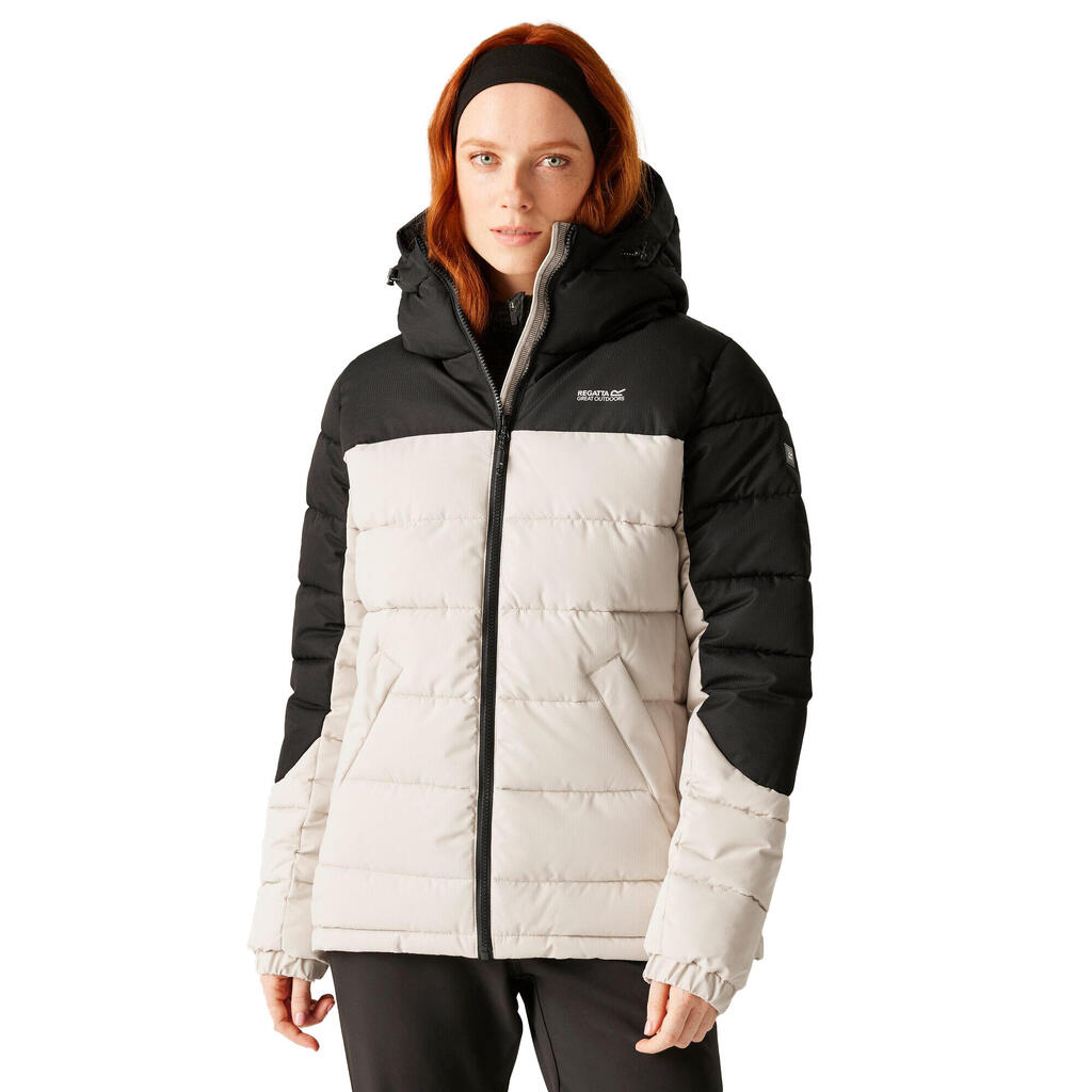 Womens/Ladies Aldthorn Quilted Jacket (Perfectly Pale/Black)