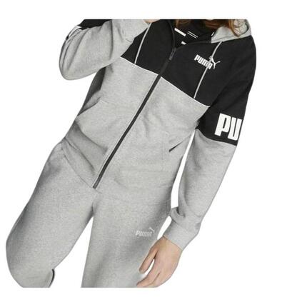 Veste À Capuche POWER Homme (Noir / Gris)