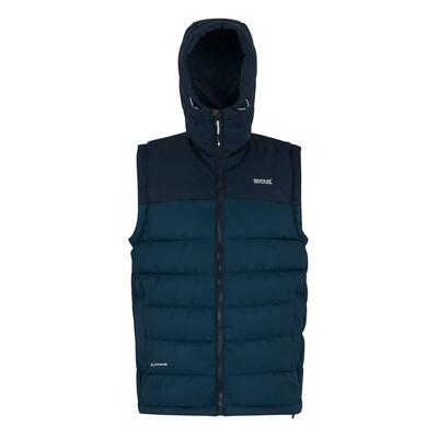 Gilet senza maniche Regatta ALDTHORN Uomo Denim scuro con cappuccio sintetico