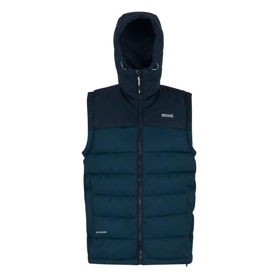 Gilet senza maniche Regatta ALDTHORN Uomo Denim scuro con cappuccio sintetico