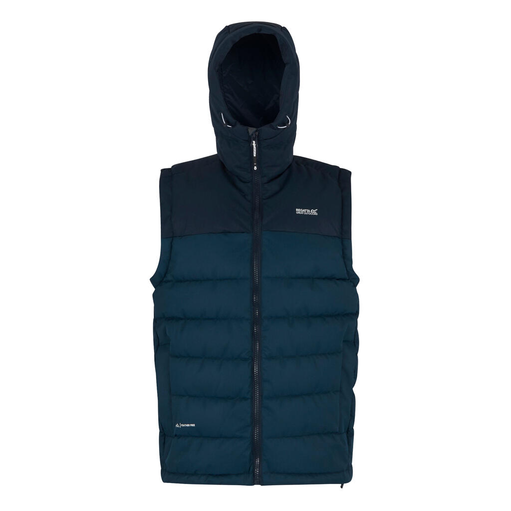 Regatta ALDTHORN Sleeveless Jacket Dark Denim with Hood, Synthetic