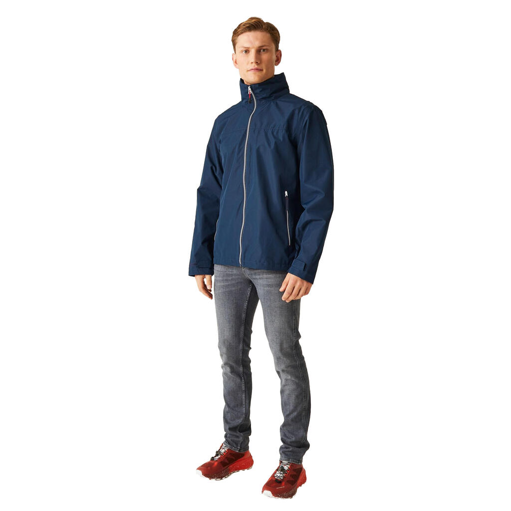 Mens Waterproof Soft Shell Jacket (Navy/Classic Red)