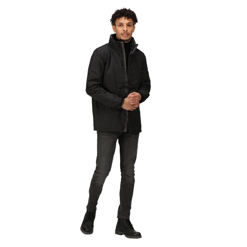 Mens Beauford Waterproof Windproof Jacket (Thermoguard Insulation) (Black)