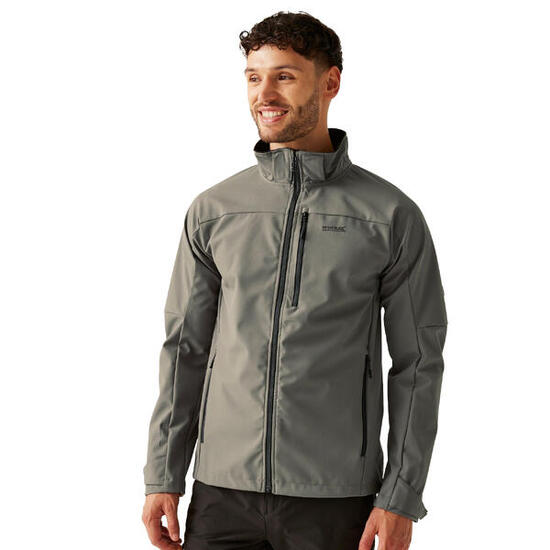Heren Arana Waterdichte Soft Shell Jas (Boom/zwart)