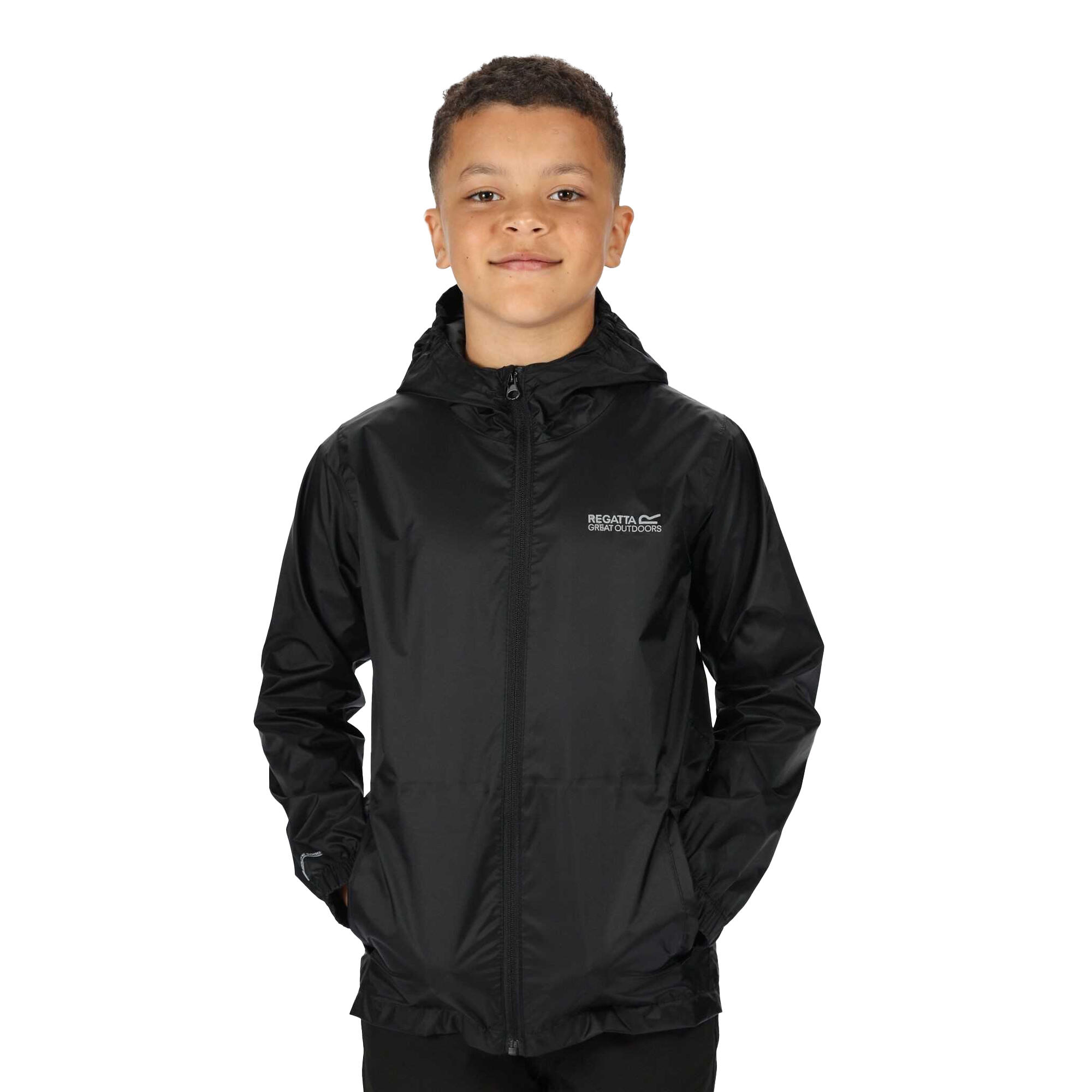 Veste Imperméable PACK IT Enfant (Noir) 3/5