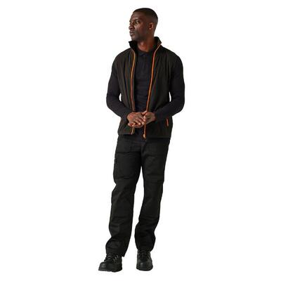 Heren navigate fleece gilet (marine/seal grey)