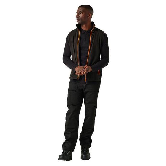 Veste Sans Manches NAVIGATE Homme (Noir / Orange Vif)
