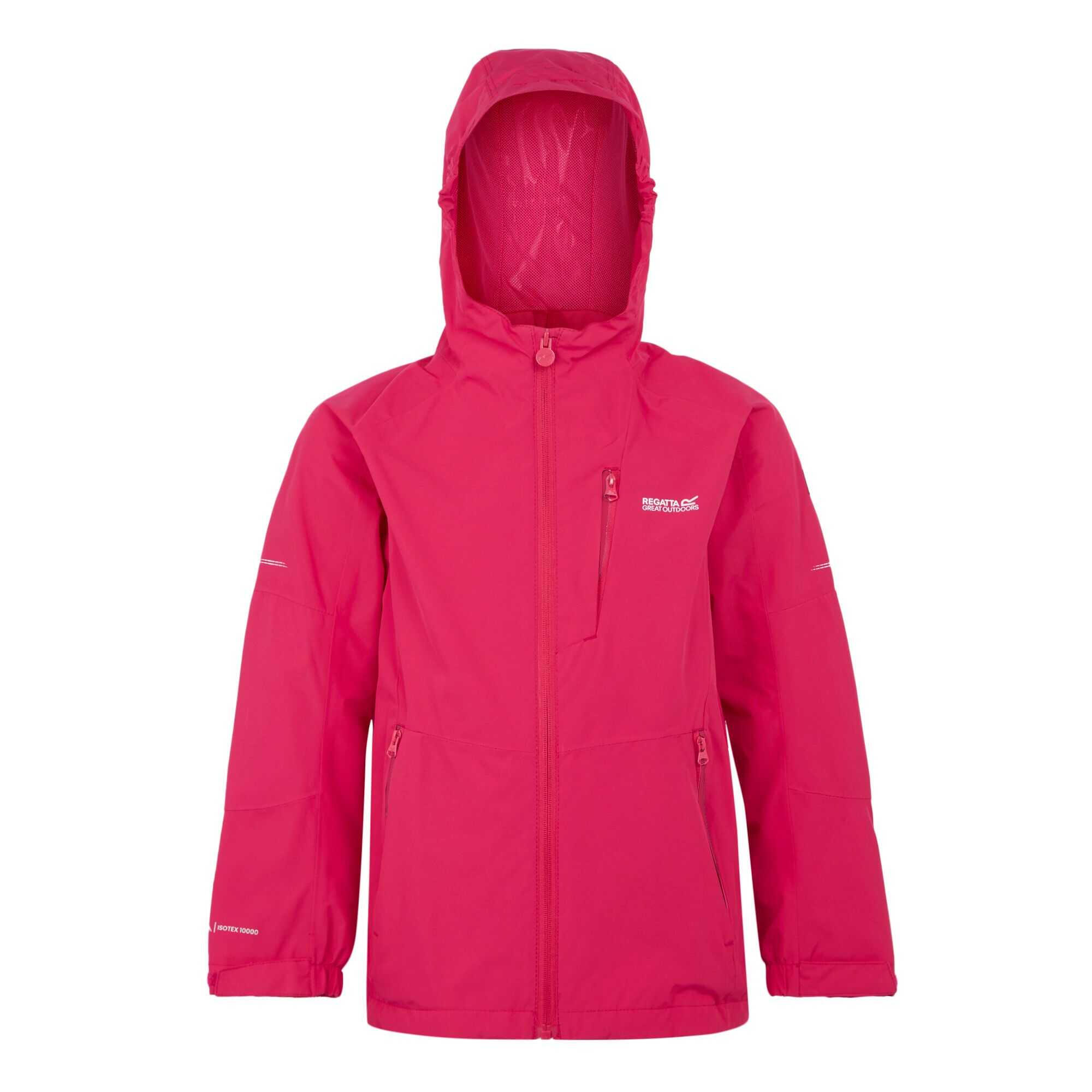 Veste Imperméable CALDERDALE Enfant (Rose Fluo) 2/5