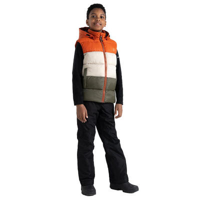 Kinder/kinder jolly gewatteerd gilet (bessenroze/klein mauve)