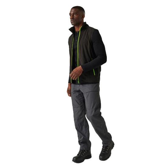 Veste Sans Manches Homme (Noir / Vert Citron)