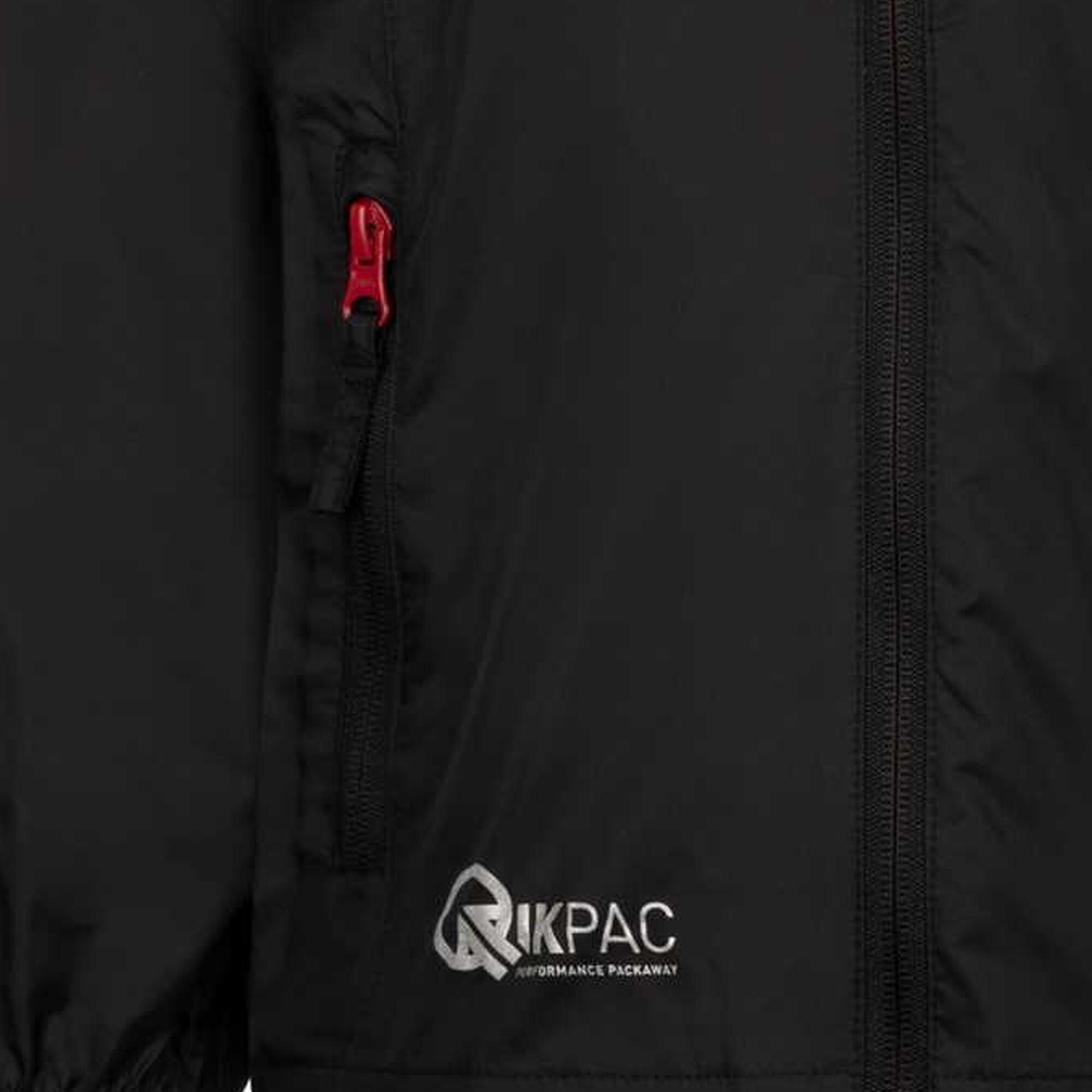 Giacca Ripiegabile Bambini Trespass Qikpac Nero Rosso 4/5