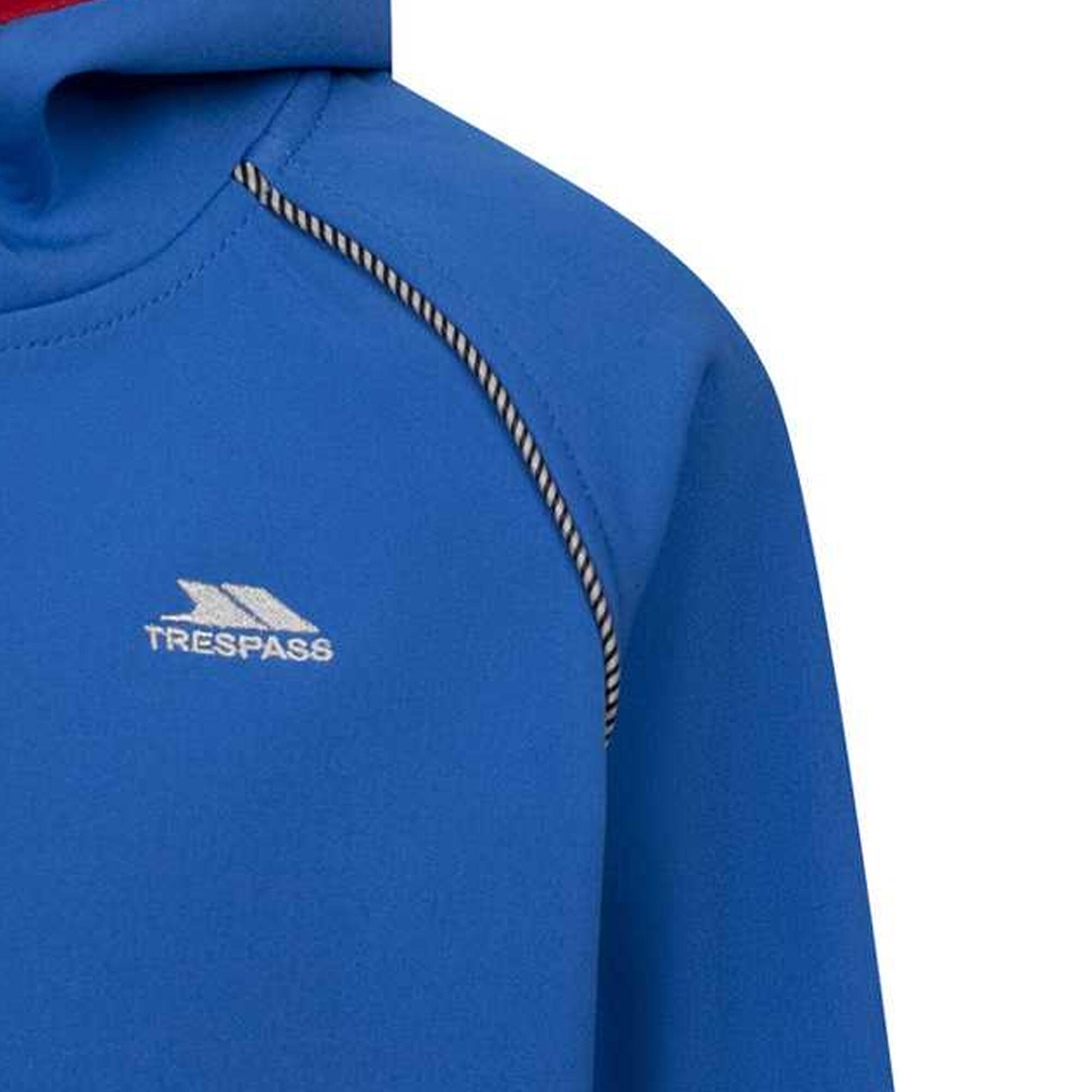 Childrens/Kids Belmoon Soft Shell Jacket (Blue) 3/5