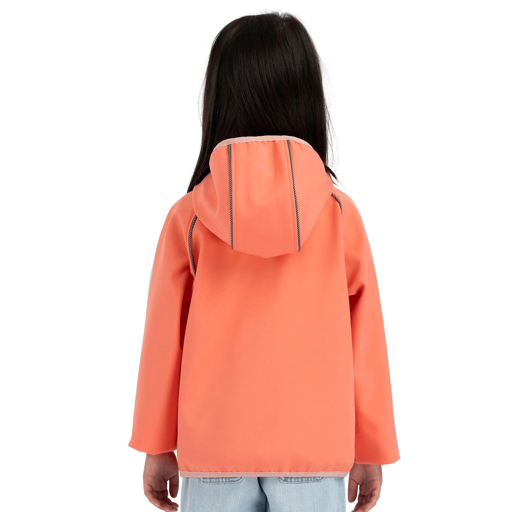 Childrens/Kids Belmoon Soft Shell Jacket (Soft Orange) 4/5