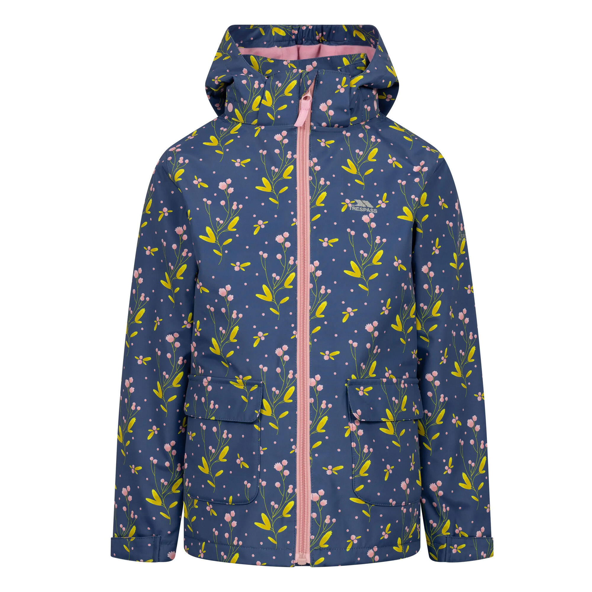 Veste Imperméable Motif/style Floral MICAELLA Fille (Bleu Floral) 2/6