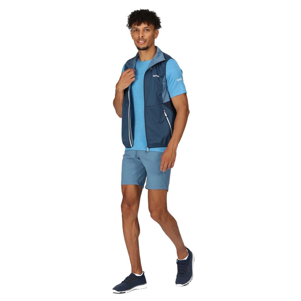 Mens Lankin V Softshell Gilet (Blue Wing/Stellar Blue)