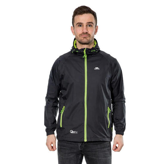 Veste Imperméable À Capuche QIKPAC Adulte (Noir)