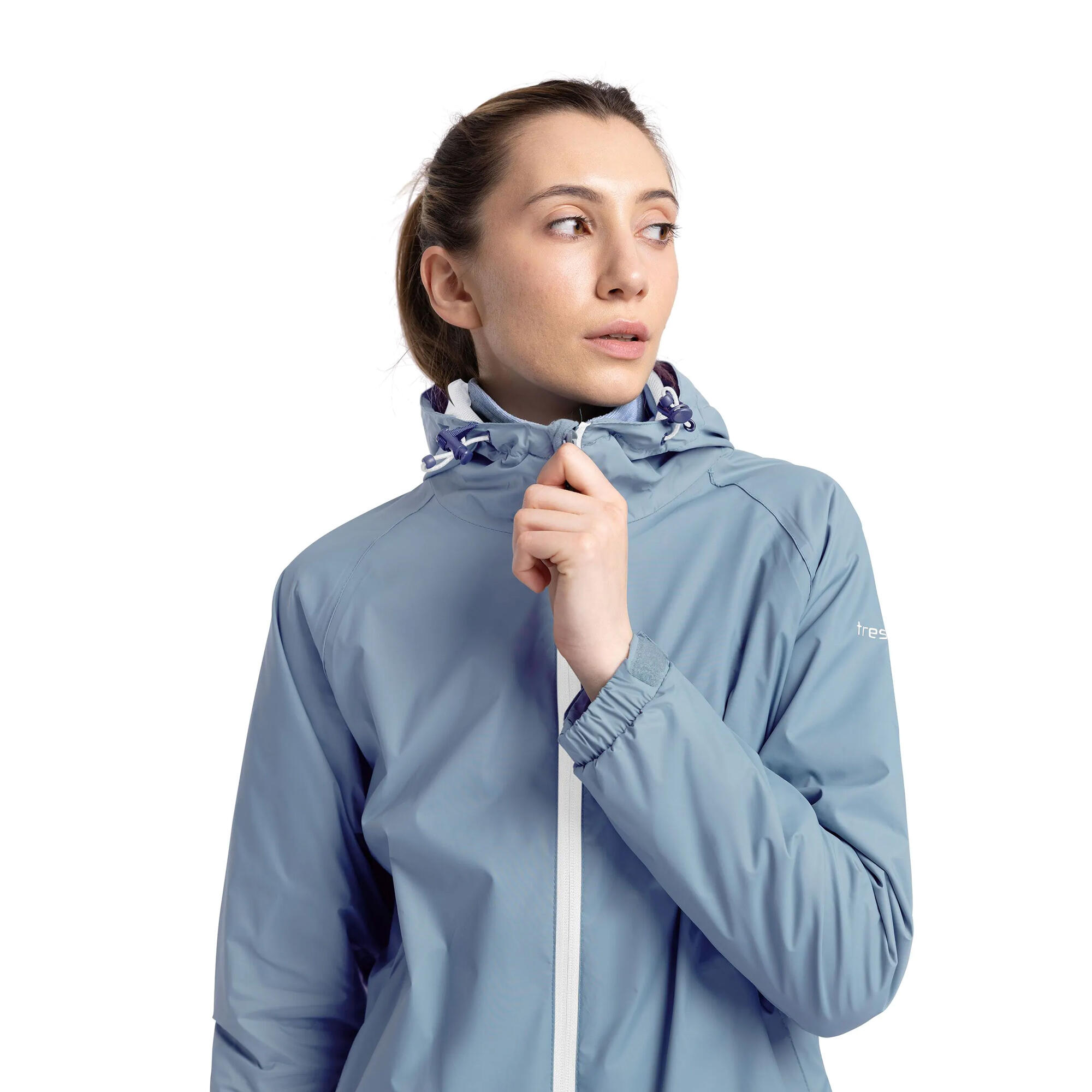 Giacca Impermeabile Donna Trespass Tayah II Grigio Peltro 4/5
