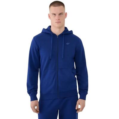 Heren wmm00tswsm1768 hoodie met volledige rits (marineblauw)