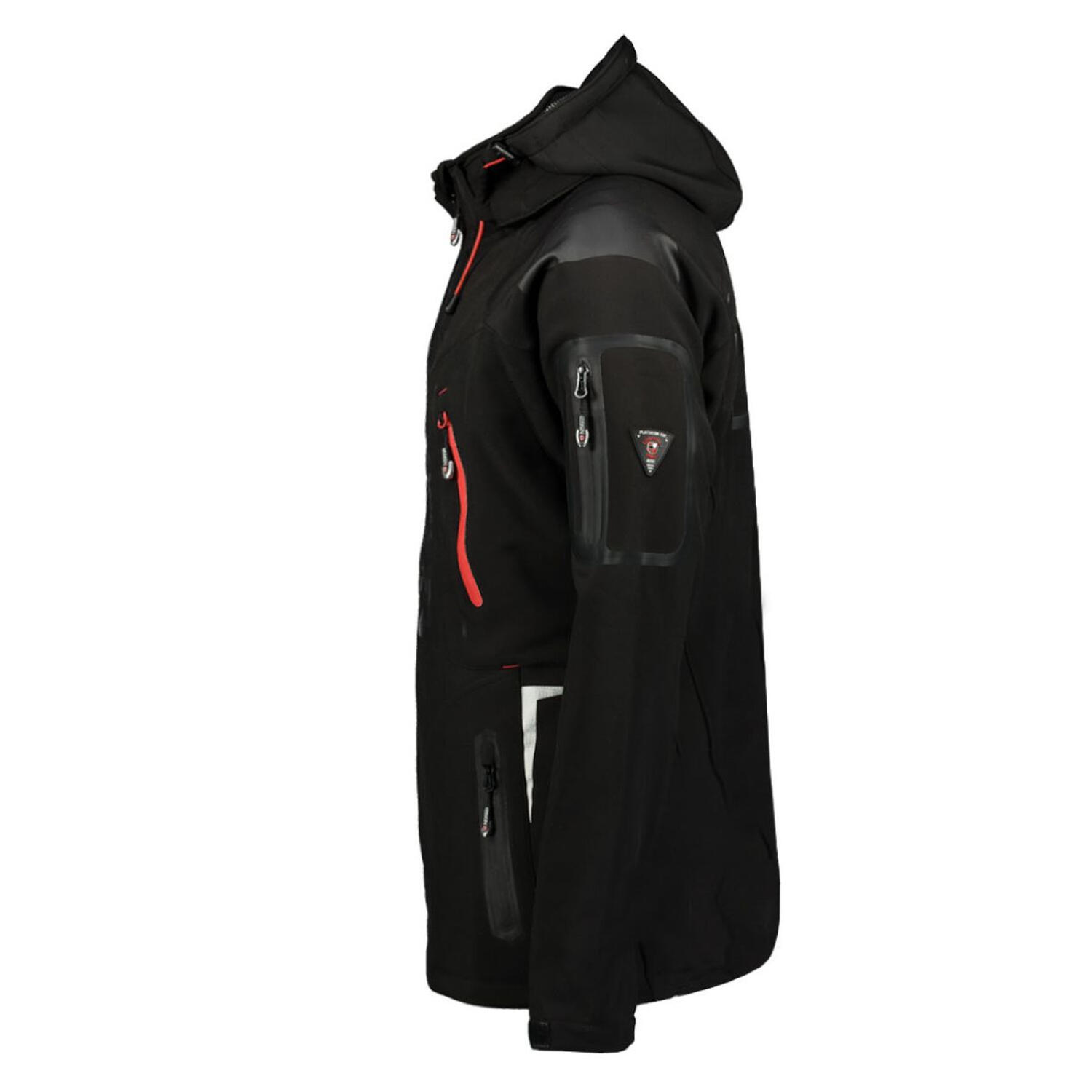 Veste Softshell TECHNO Homme (Noir / Orange) 4/5