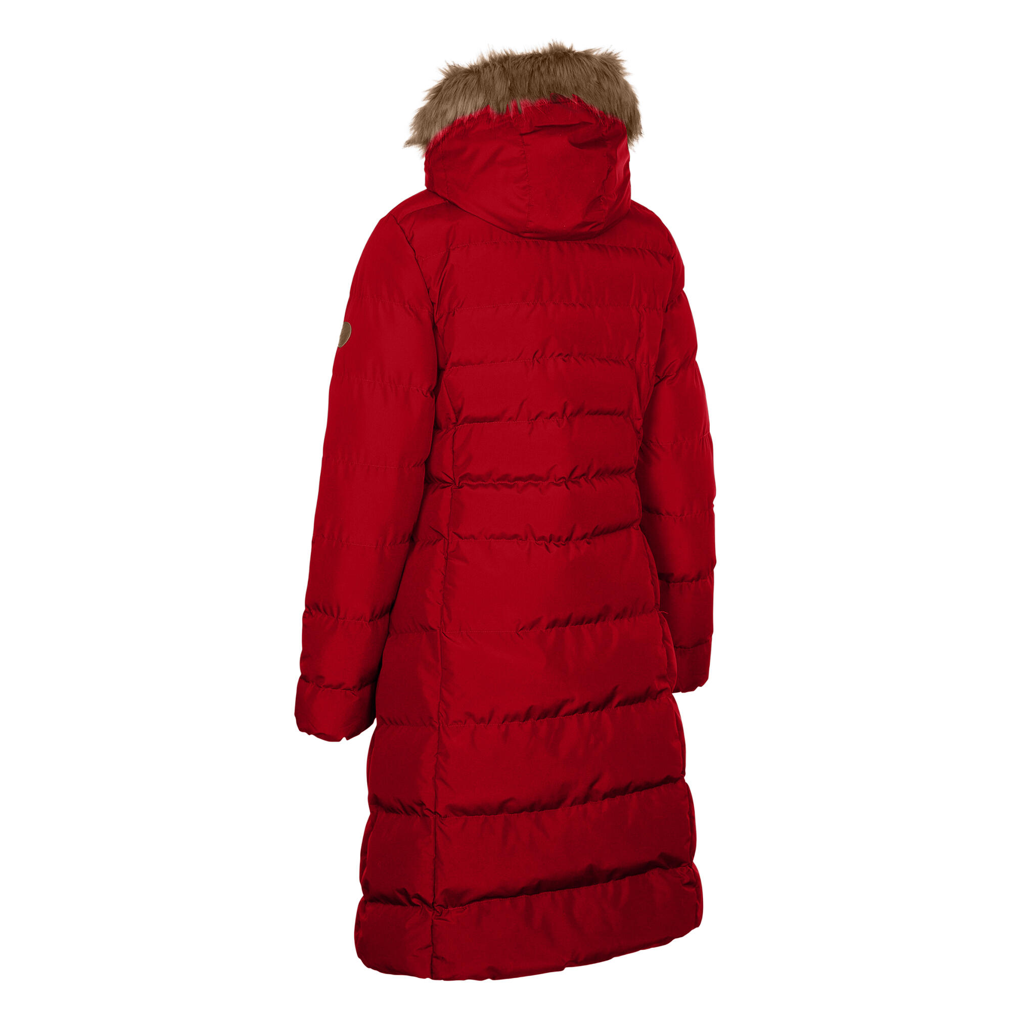 Chaqueta Larga Acolchada Audrey para Mujer Rojo 2/5