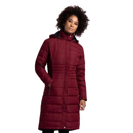 Bitsy" Daunenjacke für Damen dunkele Kirsche