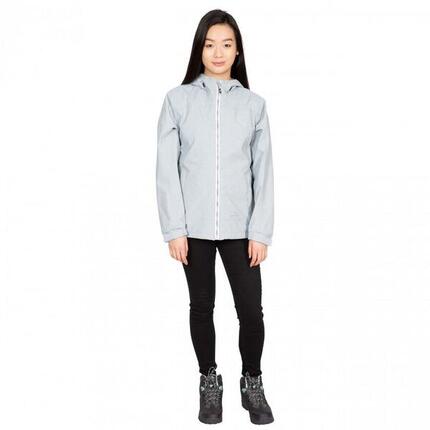 Outdoorjacke Virtual mit Kapuze, wasserfest Damen Grau meliert