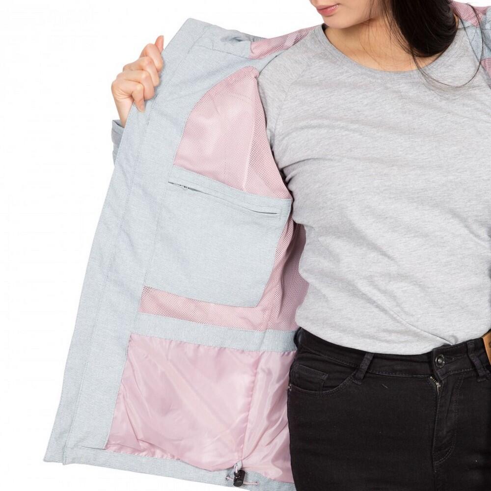 Outdoorjacke Virtual mit Kapuze, wasserfest Damen Grau meliert 4/7