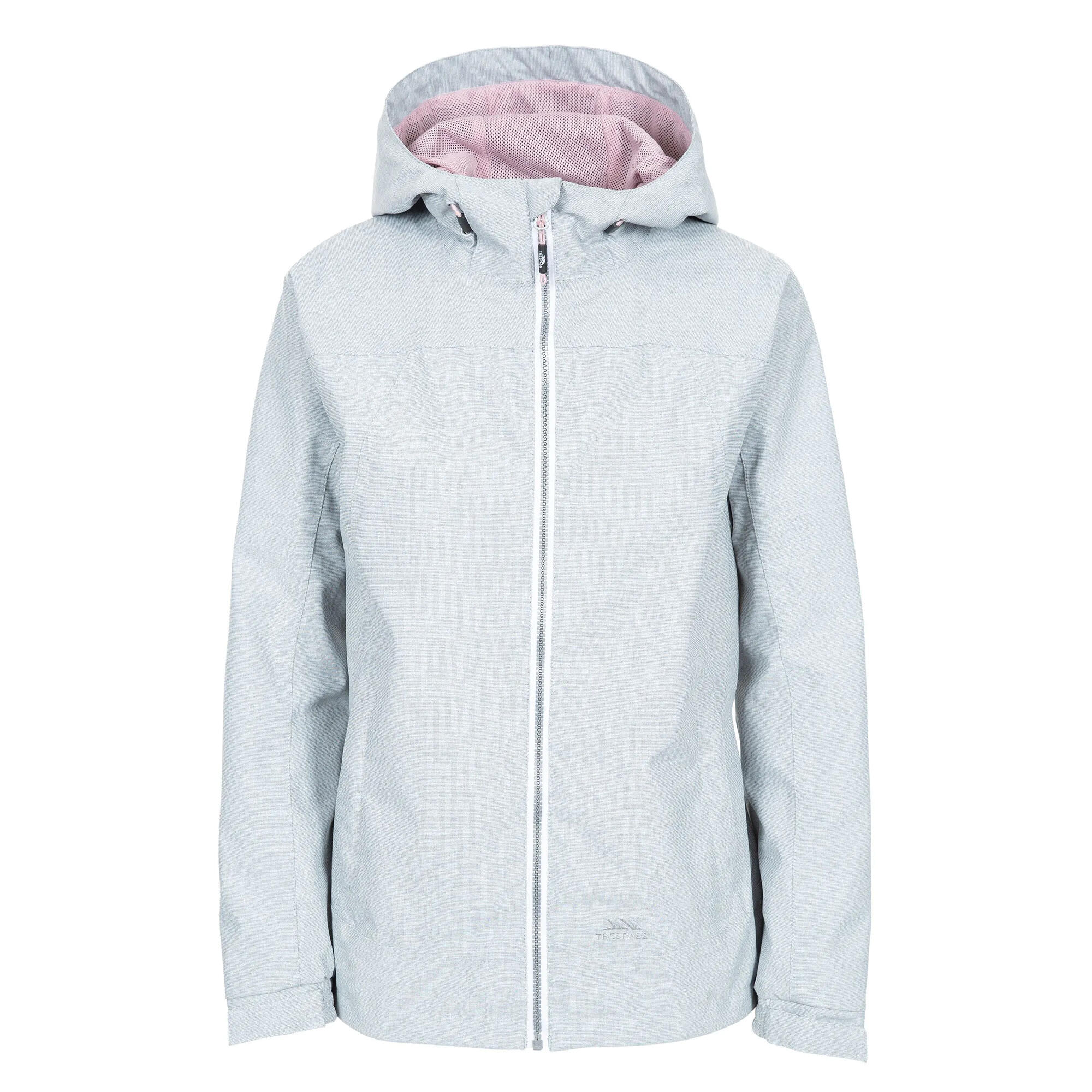 Outdoorjacke Virtual mit Kapuze, wasserfest Damen Grau meliert 2/7