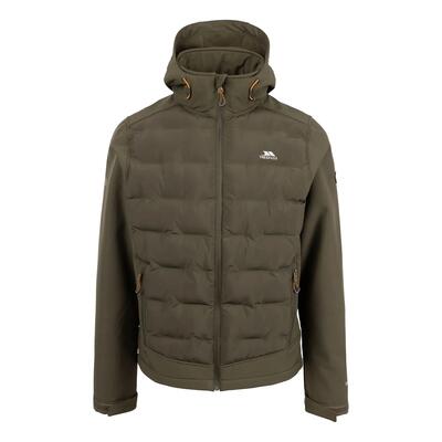 Heren alwero softshell hybride jas (donkere wijnstok)