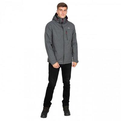 Giacca Impermeabile Imbottita Uomo Trespass Fyfinn Blu Navy Marna